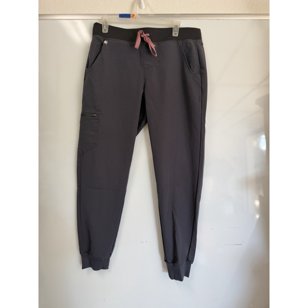 Figs Technical Collection sz M Jogger style Scrub Pants gray medical